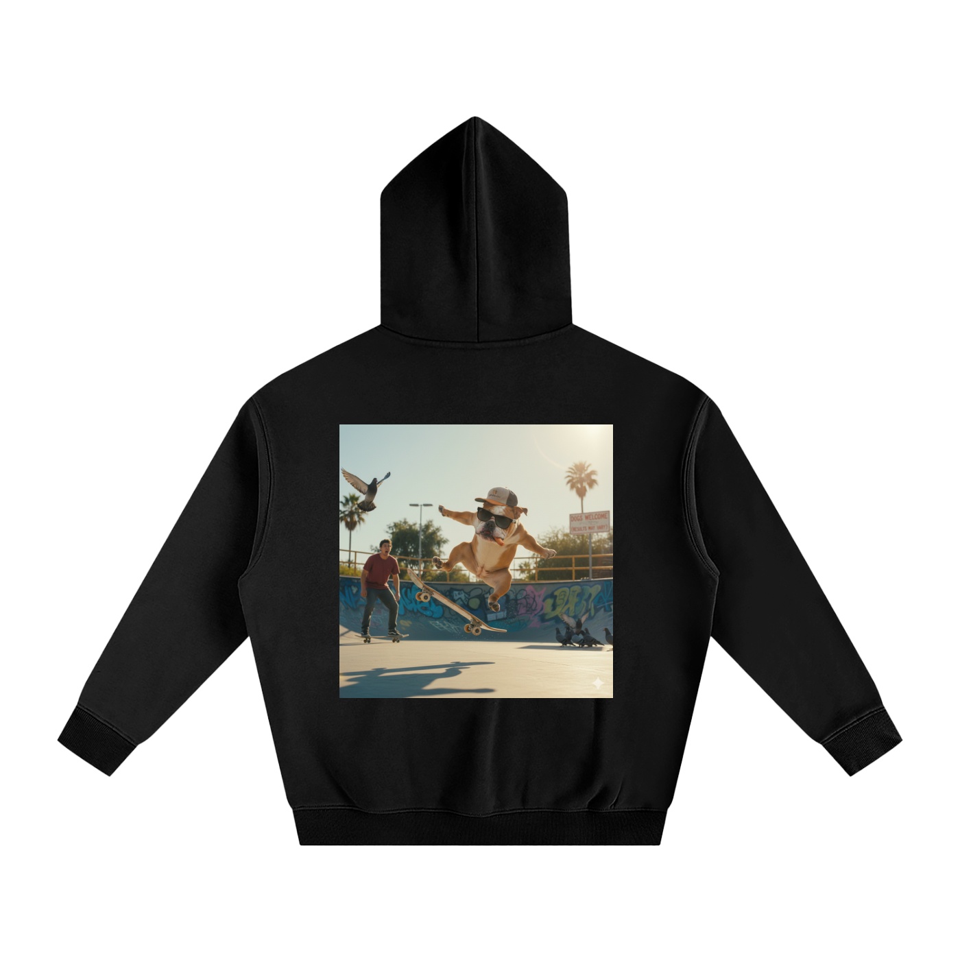 Oversize Fleeced Hoodie - Image 2